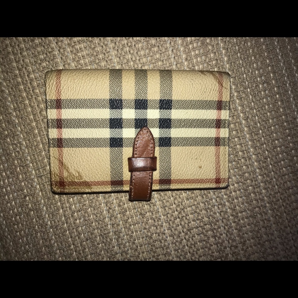 Small leather agenda / note pad 3x5